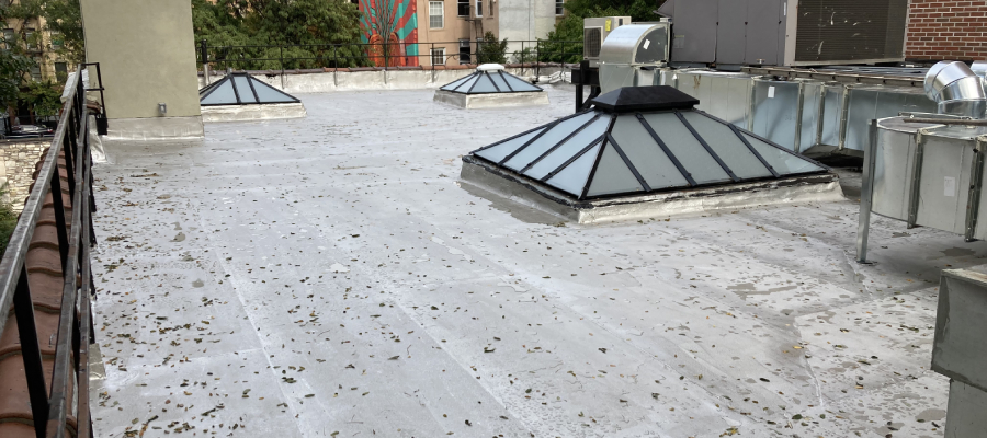 roof requiring work